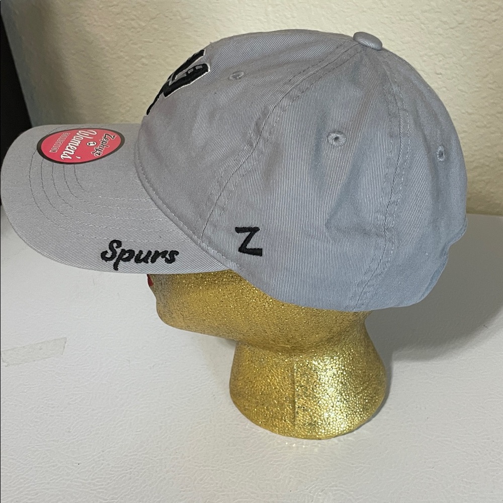 Zephyr Women's Gray Spurs NBA Basketball Cap. NWT. One Size. - Picture 5 of 11